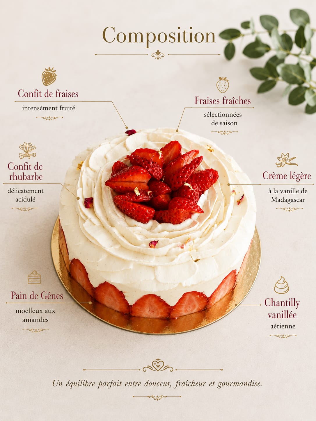 Fraisier revisité/ classique