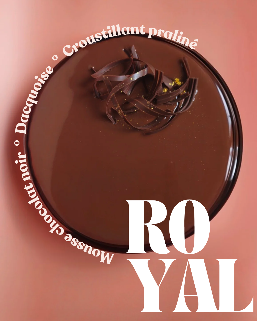 chocolat noir dacquoise entremet royal trianon
