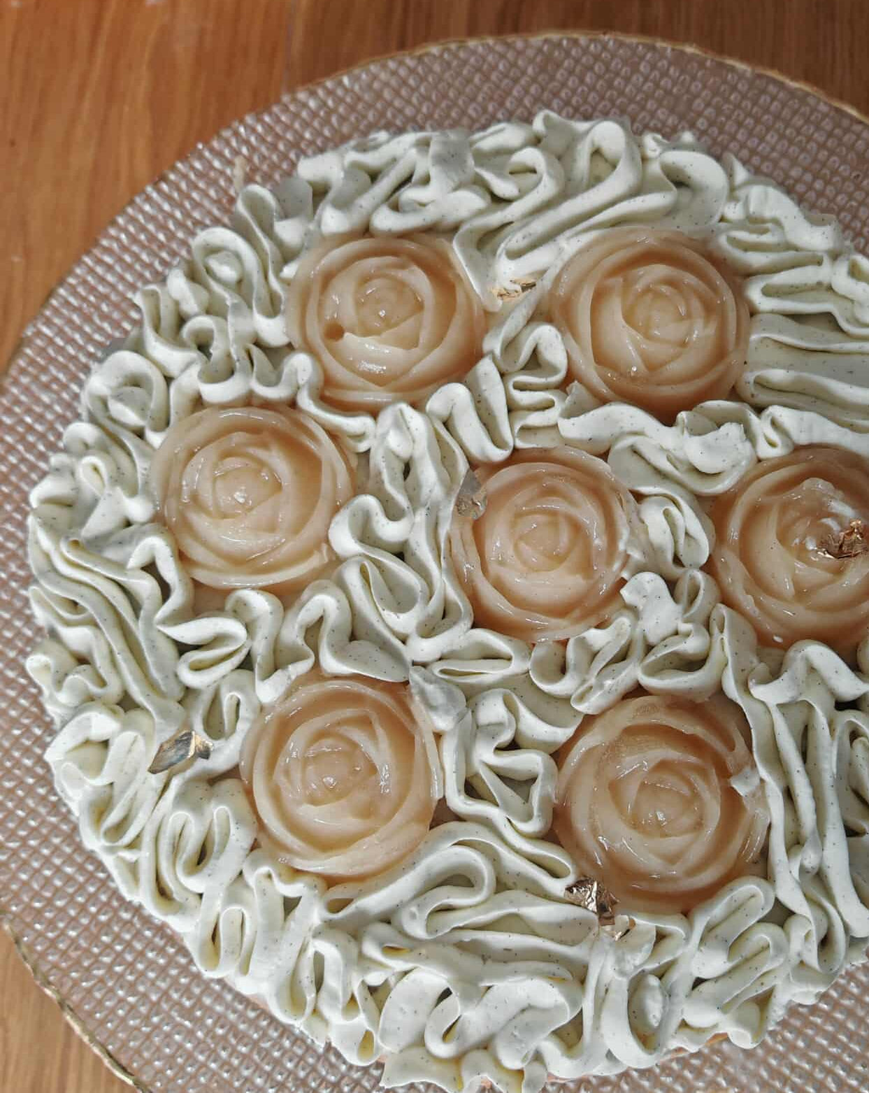 tarte poire sarrasin creation élégante patisserie